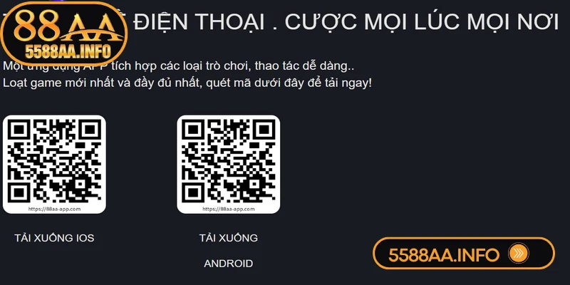 Cách tải app 88AA trên Android chỉ mất khoảng 1–2 phút
